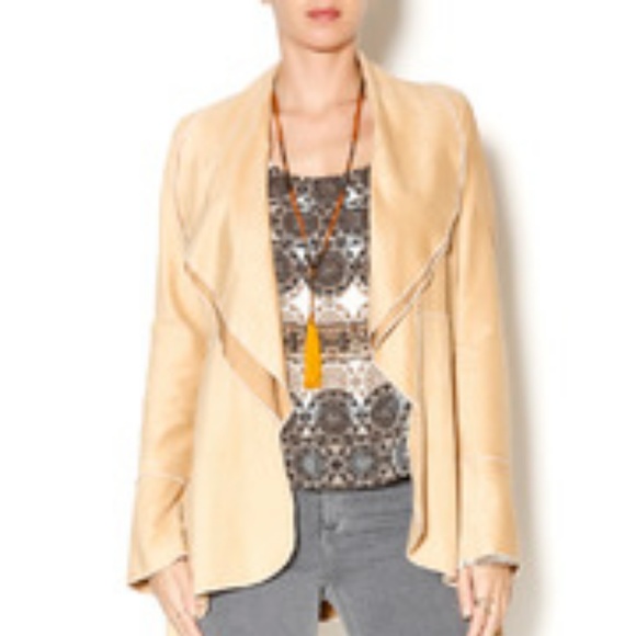 NWT- Faux Suede Jacket - Picture 2 of 4